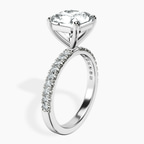 14kt White Gold Nomi Classic Eternity Lab Diamond Ring standing product image one