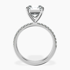 14kt White Gold Nomi Classic Eternity Lab Diamond Ring side right image one
