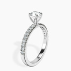 Platinum Nomi Classic Eternity Lab Diamond Ring standing product image one