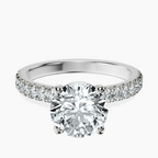 18ct White Gold Nomi Classic Eternity Lab Diamond Ring front image