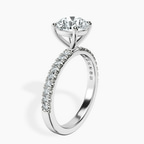 18ct White Gold Nomi Classic Eternity Lab Diamond Ring standing product image one