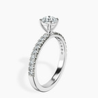 14kt White Gold Nomi Classic Eternity Lab Diamond Ring standing product image one