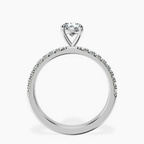 14kt White Gold Nomi Classic Eternity Lab Diamond Ring side right image one