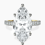 18kt Yellow Gold Nomi Classic Eternity Lab Diamond Ring front image