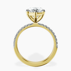 18kt Yellow Gold Nomi Classic Eternity Lab Diamond Ring side right image one