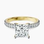 9ct Yellow Gold Nomi Classic Eternity Lab Diamond Ring front image