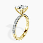9ct Yellow Gold Nomi Classic Eternity Lab Diamond Ring standing product image one