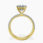 9ct Yellow Gold Nomi Classic Eternity Lab Diamond Ring side right image one