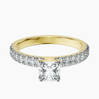 18kt Yellow Gold Nomi Classic Eternity Lab Diamond Ring front image