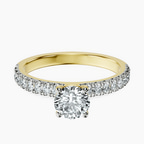 14kt Yellow Gold Nomi Classic Eternity Lab Diamond Ring front image