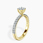 14kt Yellow Gold Nomi Classic Eternity Lab Diamond Ring standing product image one