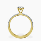 14kt Yellow Gold Nomi Classic Eternity Lab Diamond Ring side right image one
