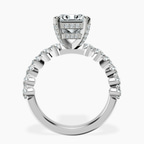 Platinum Caitronia Floating Side Stones Lab Diamond Ring side right image one