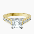 14kt Yellow Gold Delphie Channel Set Lab Diamond Ring front image