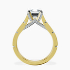 14kt Yellow Gold Delphie Channel Set Lab Diamond Ring side right image one