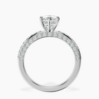 2.92 ct. marquise Atria Secret Halo Ring in platinum side right image one