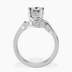 Platinum Rosé Side Stone Lab Diamond Ring side right image one