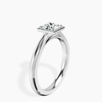 Platinum Harriet Halo 2mm Lab Diamond Ring standing product image one