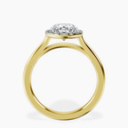 2.06 ct. oval Harriet Ring in 18kt yellow gold side right image one