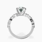 2.81 ct. pear Edna Ring in 14kt white gold side right image one