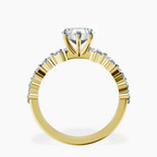 1.29 ct. heart Edna Ring in 18kt yellow gold side right image one