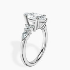 2.92 ct. marquise Josephine Ring in platinum standing product image one