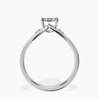 Platinum Erica Swan Split Shank Lab Diamond Ring side right image one