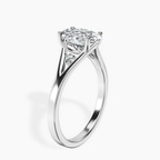 Platinum Erica Swan Split Shank Lab Diamond Ring standing product image one