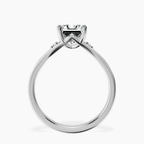 Platinum Erica Swan Split Shank Lab Diamond Ring side right image one
