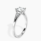 Platinum Erica Swan Split Shank Lab Diamond Ring standing product image one