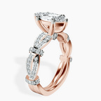 1.43 ct. marquise Charlotte Ring in 18kt rose gold standing product image one