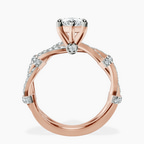 1.43 ct. marquise Charlotte Ring in 18kt rose gold side right image one