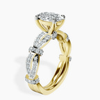 2.06 ct. oval Charlotte Ring in 10kt yellow gold standing product image one