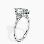 1.39 ct. marquise Beatrice Ring in 10kt white gold standing product image one