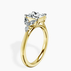18kt Yellow Gold Beatrice Marquise Side Stone Lab Diamond Ring standing product image one