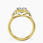 18kt Yellow Gold Beatrice Marquise Side Stone Lab Diamond Ring side right image one