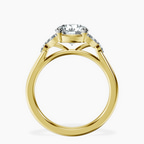 14kt Yellow Gold Beatrice Marquise Side Stone Lab Diamond Ring side right image one