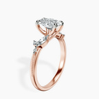 2.99 ct. oval Emmeline Ring in 14kt rose gold standing product image one