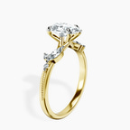 2.59 ct. pear Emmeline Ring in 18kt yellow gold standing product image one