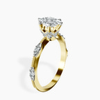 2.99 ct. oval Theodora Ring in 18kt yellow gold standing product image one