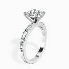 2.82 ct. round Kimberly Ring in 18kt white gold standing product image one