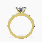 2.81 ct. pear Kimberly Ring in 14kt yellow gold side right image one