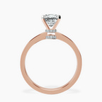 1.49 ct. cushion Ember Halo Ring in 10kt rose gold side right image one