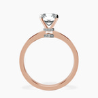 18kt Rose Gold Ember Secret Halo Lab Diamond Ring side right image one