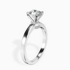 1.02 ct. cushion Ember Halo Ring in 10kt white gold standing product image one