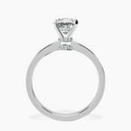 1.02 ct. cushion Ember Halo Ring in 10kt white gold side right image one