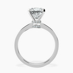 Platinum Ember Secret Halo Lab Diamond Ring side right image one