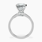 Platinum Ember Secret Halo Lab Diamond Ring side right image one