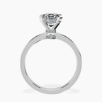 Platinum Ember Secret Halo Lab Diamond Ring side right image one