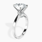 Platinum Ember Secret Halo Lab Diamond Ring standing product image one
